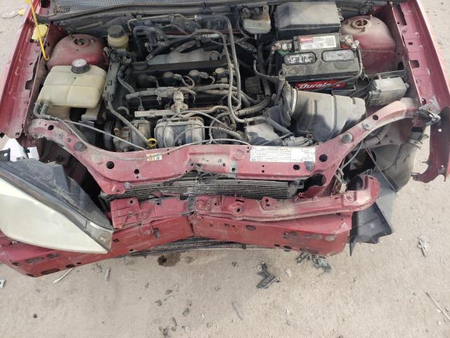 1FAHP34N05W183691 - 2005 FORD FOCUS ZX4 MAROON photo 11