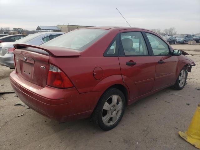 1FAHP34N05W183691 - 2005 FORD FOCUS ZX4 MAROON photo 3