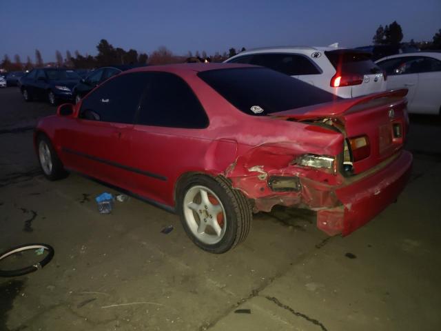 2HGEJ1122SH530544 - 1995 HONDA CIVIC EX RED photo 2