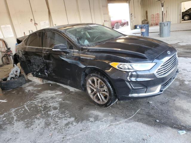 3FA6P0CD1LR251026 - 2020 FORD FUSION SEL BLACK photo 4