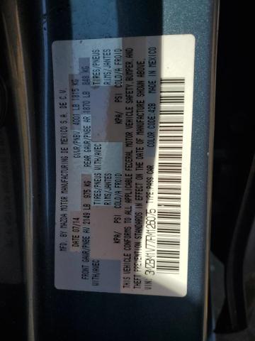 3MZBM1V77FM126075 - 2015 MAZDA 3 TOURING 蓝色 照片 12