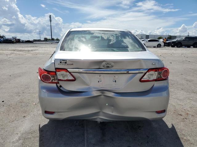 5YFBU4EEXCP045692 - 2012 TOYOTA COROLLA BASE SILVER photo 6