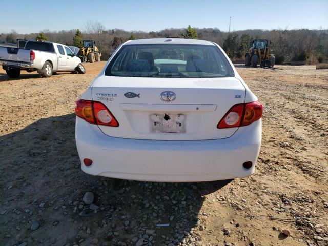 2T1BU4EE9AC315900 - 2010 TOYOTA COROLLA BASE WHITE photo 6