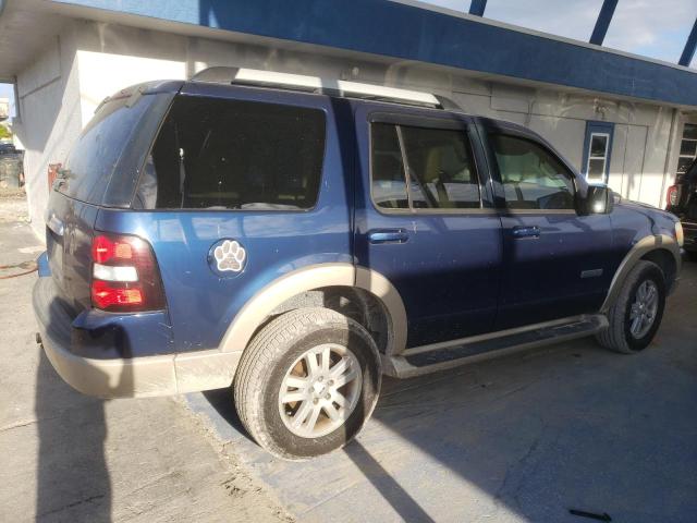 1FMEU64EX7UA36246 - 2007 FORD EXPLORER EDDIE BAUER Azul foto 3