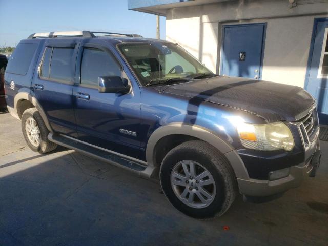 1FMEU64EX7UA36246 - 2007 FORD EXPLORER EDDIE BAUER Azul foto 4