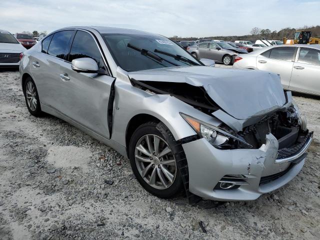 JN1BV7AR1EM681370 - 2014 INFINITI Q50 BASE SILVER photo 4