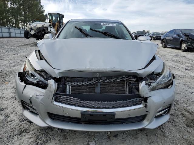 JN1BV7AR1EM681370 - 2014 INFINITI Q50 BASE SILVER photo 5