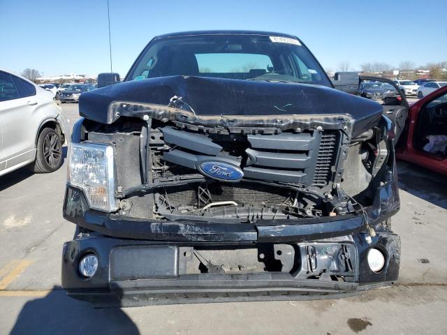 1FTRX12W59FA92033 - 2009 FORD F150 SUPER CAB BLACK photo 5