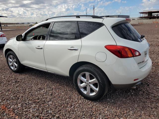 JN8AZ18U99W013349 - 2009 NISSAN MURANO S WHITE photo 2