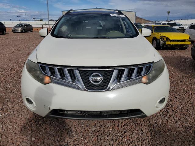 JN8AZ18U99W013349 - 2009 NISSAN MURANO S WHITE photo 5