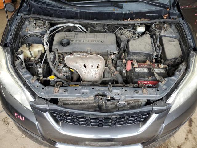 2T1LE4EE0CC021919 - 2012 TOYOTA COROLLA MA S GRAY photo 11