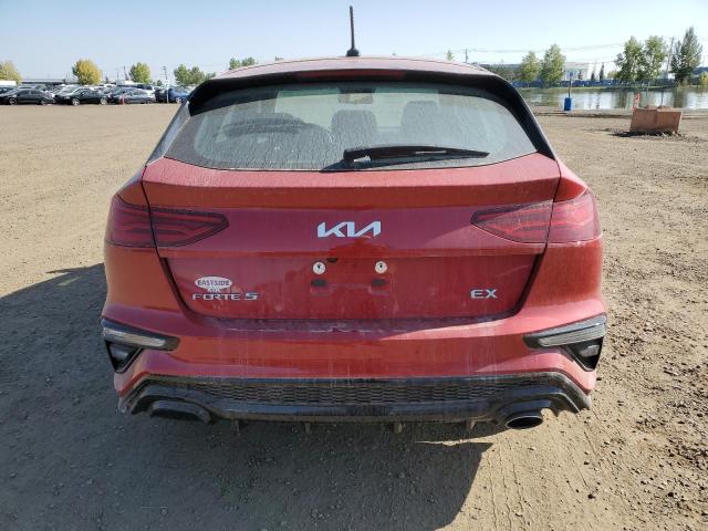 KNAF55AC0N5141451 - 2022 KIA FORTE EX წითელი ფოტო 6