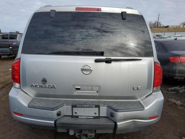 5N1AA08C99N607803 - 2009 NISSAN ARMADA SE SILVER photo 6