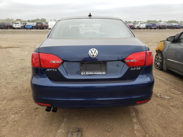 3VWDP7AJXCM354491 - 2012 VOLKSWAGEN JETTA SE BLUE photo 6