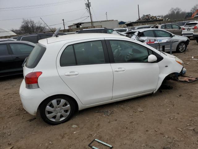 JTDKT903695239731 - 2009 TOYOTA YARIS WHITE photo 3