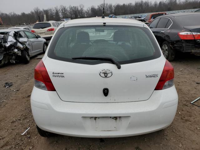 JTDKT903695239731 - 2009 TOYOTA YARIS WHITE photo 6