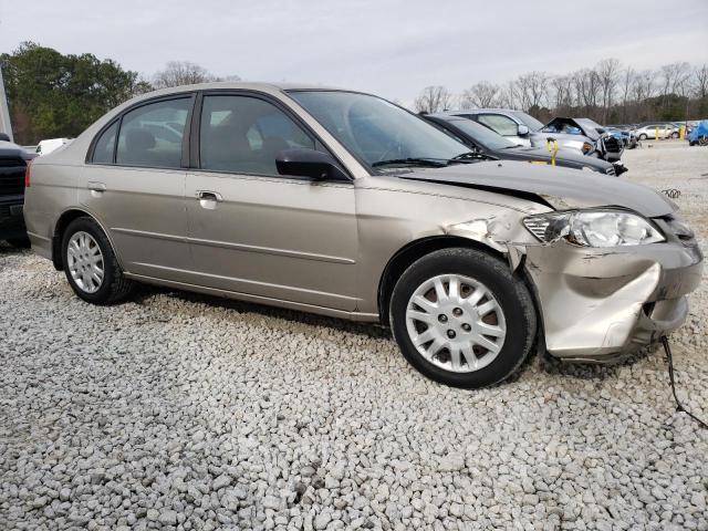 2HGES16564H537936 - 2004 HONDA CIVIC LX TAN photo 4