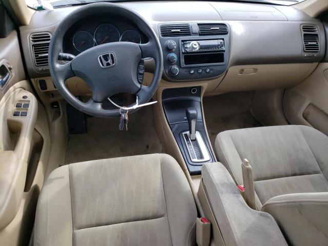 2HGES16564H537936 - 2004 HONDA CIVIC LX TAN photo 8