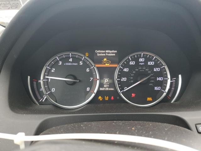 19UUB1F52KA009902 - 2019 ACURA TLX TECHNOLOGY Сірий фото 9