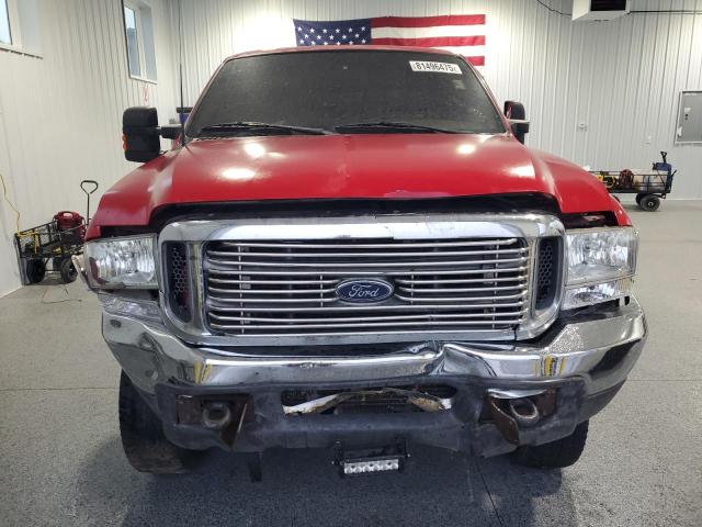 1FTNX21F9XED27767 - 1999 FORD F250 SUPER DUTY Rot Foto 5