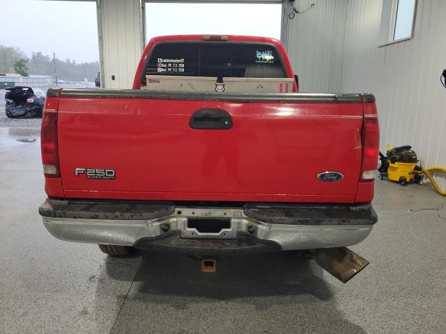 1FTNX21F9XED27767 - 1999 FORD F250 SUPER DUTY Rot Foto 6