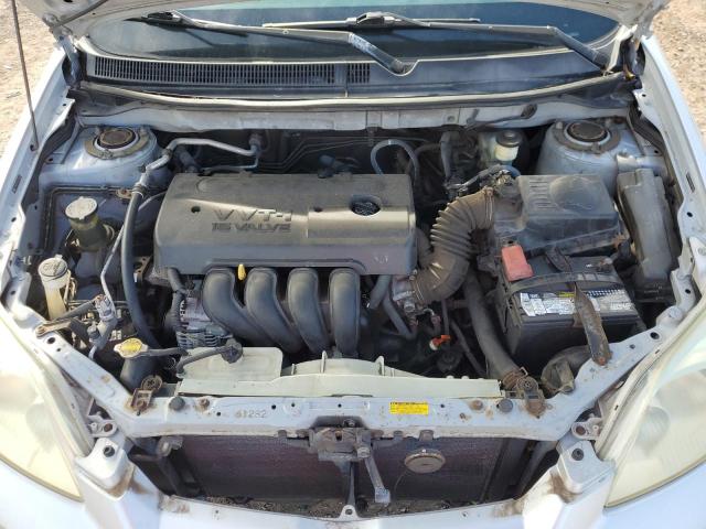 2T1KR32E16C574677 - 2006 TOYOTA COROLLA MA XR SILVER photo 11