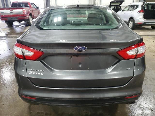 3FA6P0H73GR217629 - 2016 FORD FUSION SE GRAY photo 6