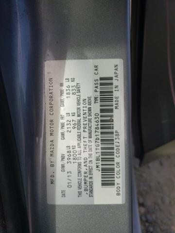 JM1BL1TG7D1784630 - 2013 MAZDA 3 I 银色 照片 12