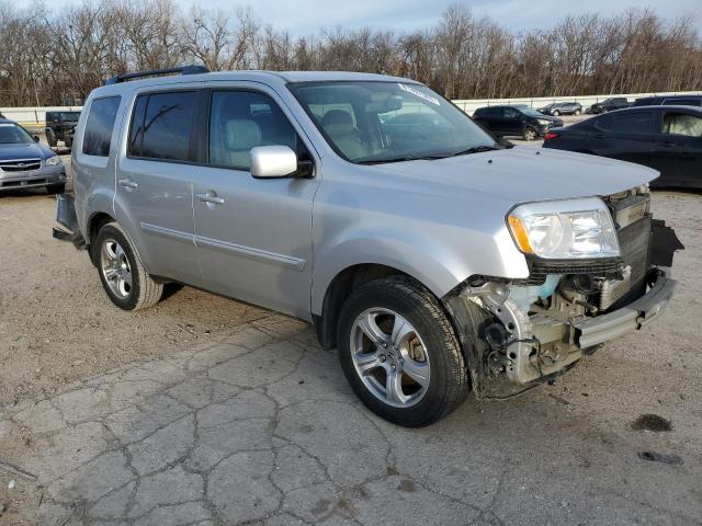 5FNYF4H50EB040953 - 2014 HONDA PILOT EXL SILVER photo 4