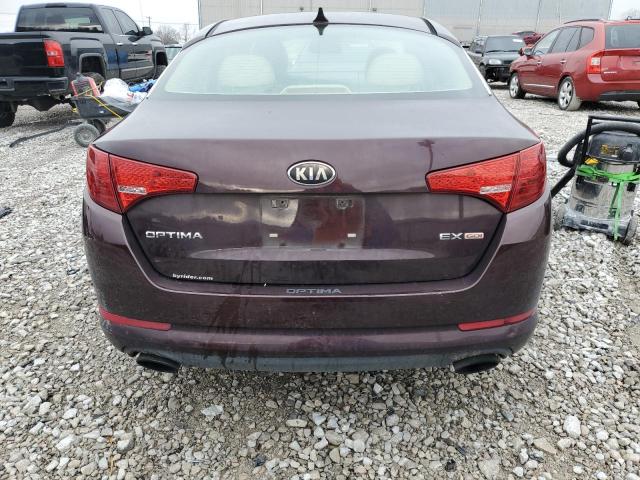 5XXGN4A72DG230145 - 2013 KIA OPTIMA EX MAROON photo 6