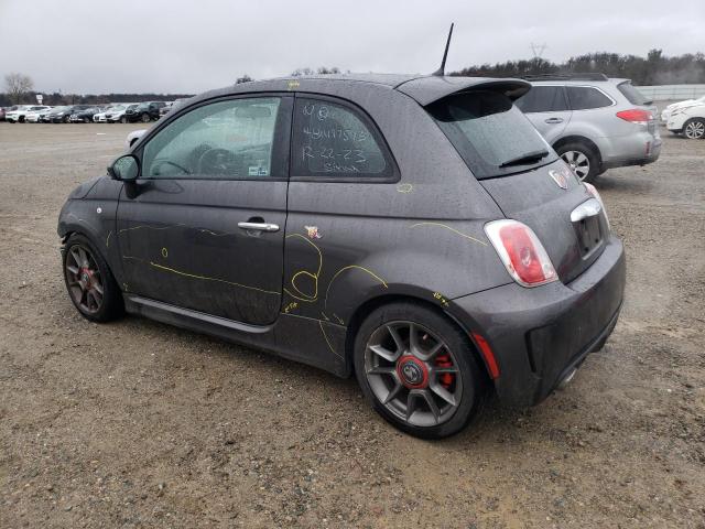 3C3CFFFH9FT607820 - 2015 FIAT 500 ABARTH BLACK photo 2