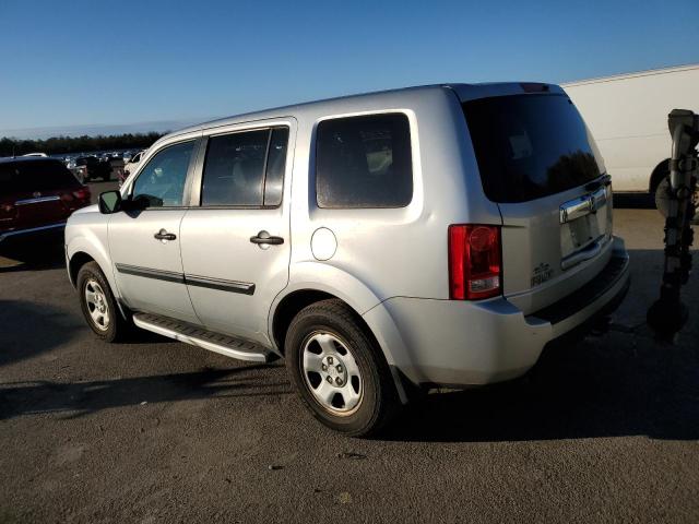 5FNYF4H27AB003964 - 2010 HONDA PILOT LX SILVER photo 2