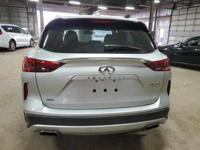 3PCAJ5BB9MF123056 - 2021 INFINITI QX50 LUXE SILVER photo 6