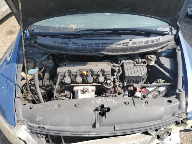 1HGFA16837L022935 - 2007 HONDA CIVIC EX BLUE photo 11