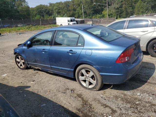 1HGFA16837L022935 - 2007 HONDA CIVIC EX BLUE photo 2