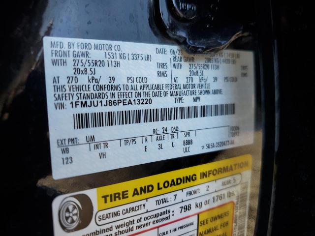 1FMJU1J86PEA13220 - 2023 FORD EXPEDITION XLT BLACK photo 13