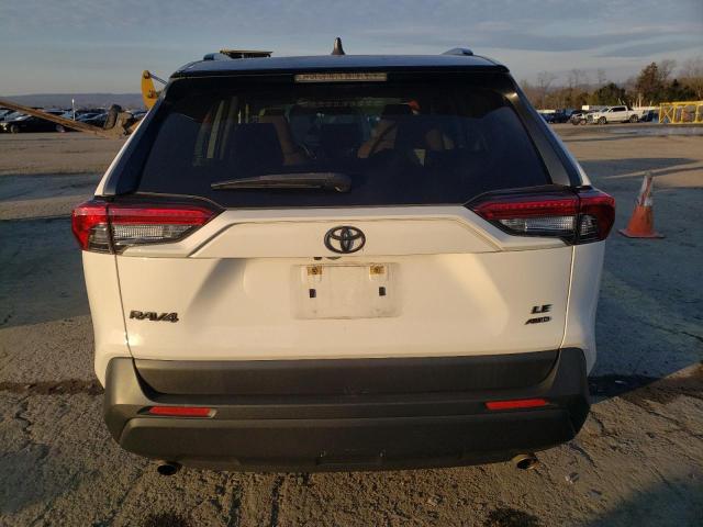 JTMF1RFV6KJ005795 - 2019 TOYOTA RAV4 LE WHITE photo 6