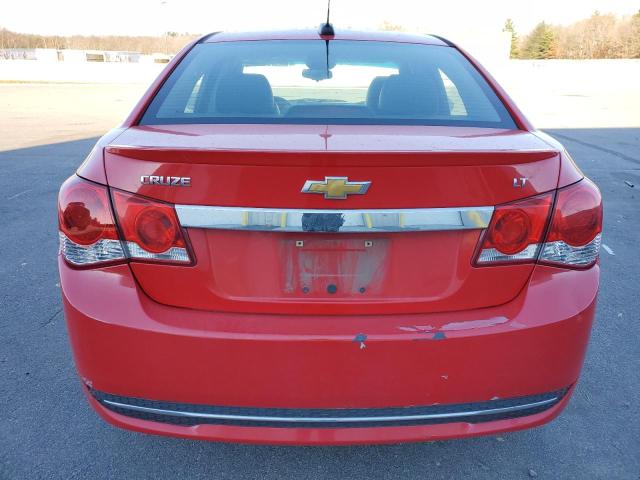 1G1PE5SB0F7119011 - 2015 CHEVROLET CRUZE LT RED photo 6