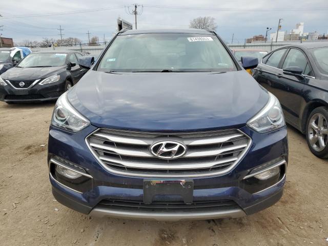 5XYZUDLB2HG481309 - 2017 HYUNDAI SANTA FE S BLUE photo 5