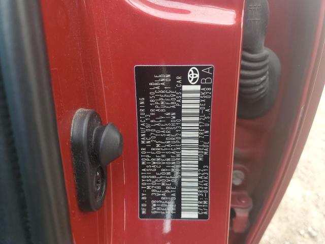 5YFBURHEXEP021310 - 2014 TOYOTA COROLLA L 红色 照片 12