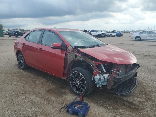 5YFBURHEXEP021310 - 2014 TOYOTA COROLLA L 红色 照片 4