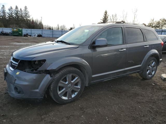 3C4PDDFG3DT736700 - 2013 DODGE JOURNEY R/T GRAY photo 1