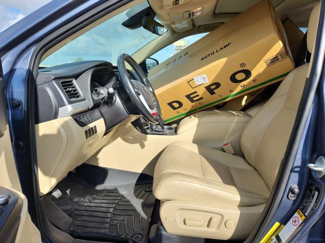 5TDKZRFH0JS286060 - 2018 TOYOTA HIGHLANDER SE Niebieski zdjęcie 7