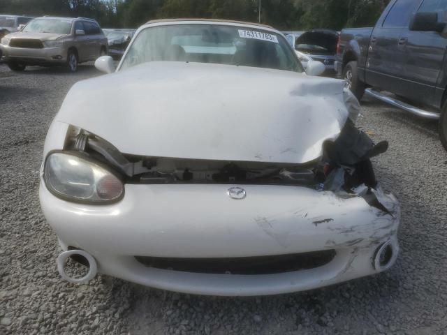 JM1NB3534Y0155859 - 2000 MAZDA MX-5 MIATA BASE WHITE photo 5