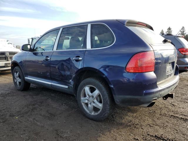 WP1AB29P34LA60349 - 2004 PORSCHE CAYENNE S BLUE photo 2