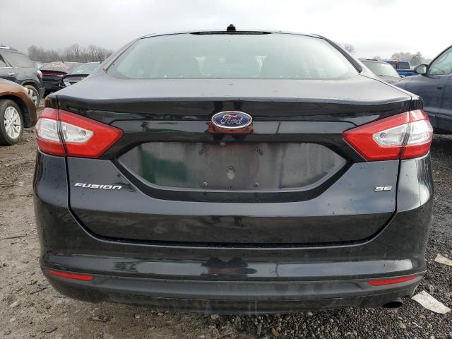 3FA6P0H74GR322678 - 2016 FORD FUSION SE BLACK photo 6