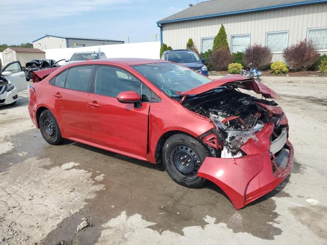 5YFEPRAE8LP061087 - 2020 TOYOTA COROLLA LE 红色 照片 4