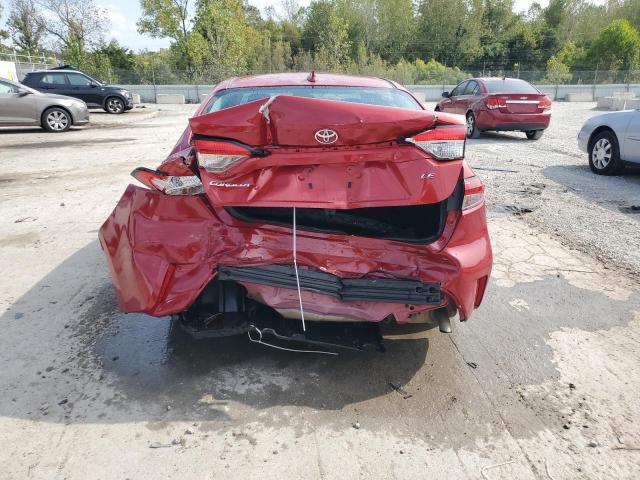5YFEPRAE8LP061087 - 2020 TOYOTA COROLLA LE 红色 照片 6