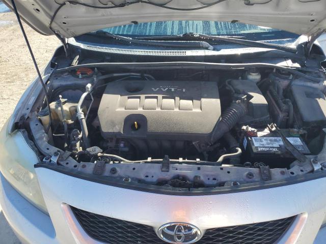 1NXBU40E89Z030056 - 2009 TOYOTA COROLLA BASE Srebrny zdjęcie 11