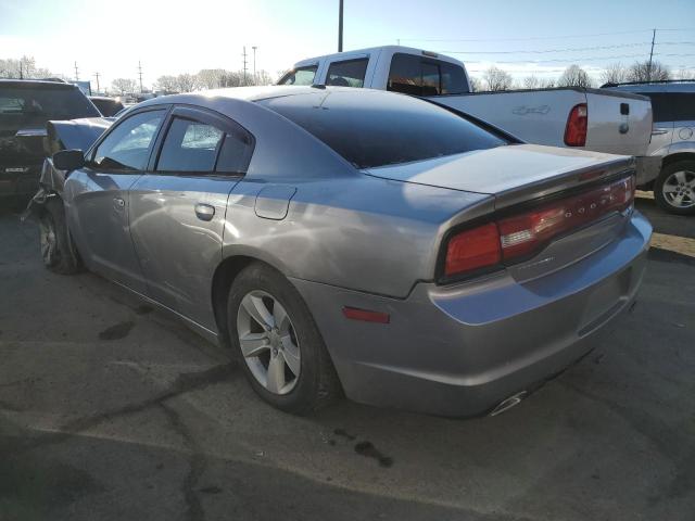2C3CDXBG1EH187969 - 2014 DODGE CHARGER SE SILVER photo 2